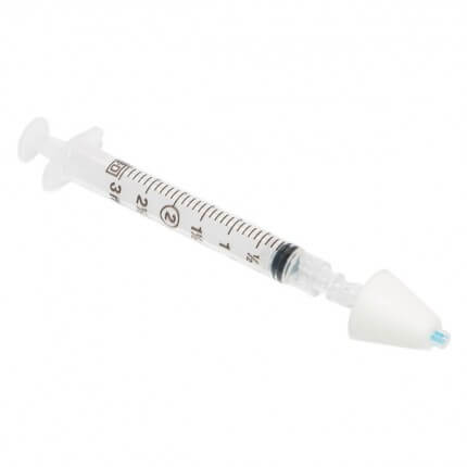DART intranasal atomisation device with syringe