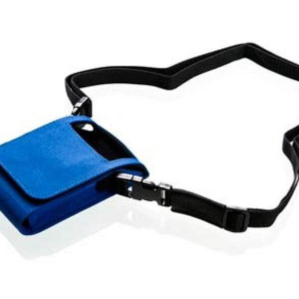 Recordertasche für Mobil-O-Graph, blau mit Klettverschluß, Schulter und Hüftgurt Recordertasche für Mobil-O-Graph, blau mit Klettverschluß, Schulter und Hüftgurt
