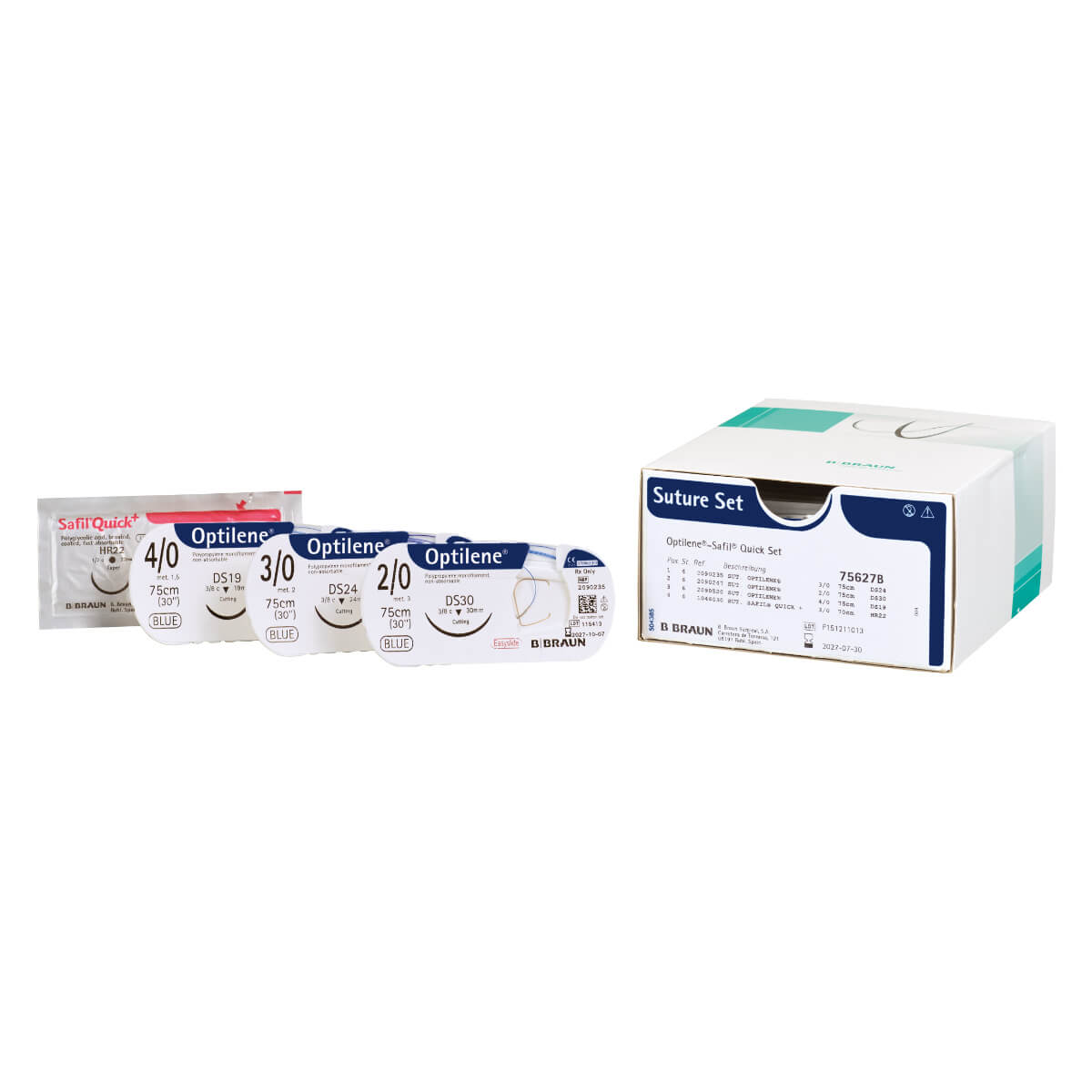 Kit de suture pour entraînement de suture en médecine, kit complet de 30  pièces