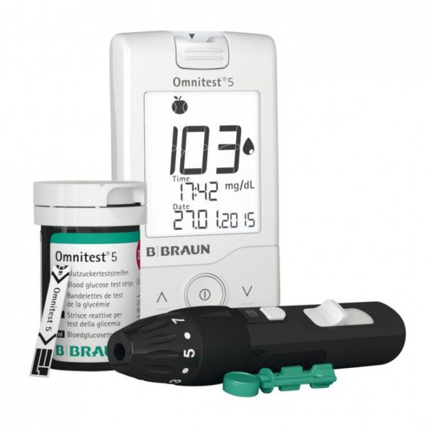 Omnitest 5 Blutzuckermessgerät Set Omnitest 5 Blutzuckermessgerät Set