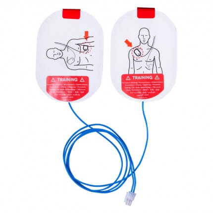 Training replacement electrodes for HeartStart HS1