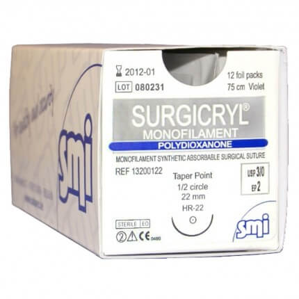 Surgicryl Monofilament suture material