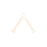 Einmal-Nabelklemme, Kunststoff, 5 cm lang, steril, Doppelverschluß Einmal-Nabelklemme, Kunststoff, 5 cm lang, steril, Doppelverschluß