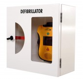 Defibtech Lifeline wall cabinet with emergency stop