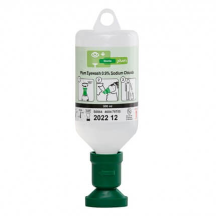 Eye wash sterile with 0.9% NaCl - 500 ml