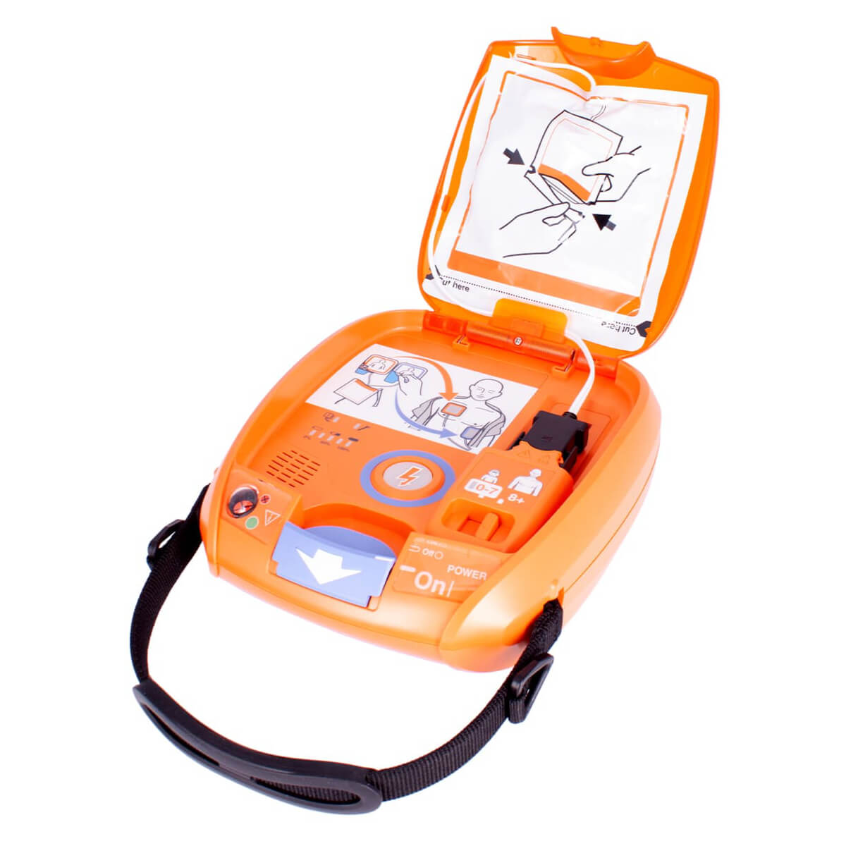 Defibrillator AED 3100 Defibrillator SET mit Rucksack gefüllt