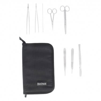 Basic dissecting set in case