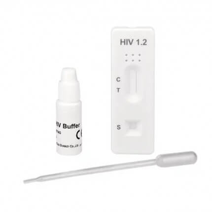 Cassette de test rapide HIV 1.2 Cleartest