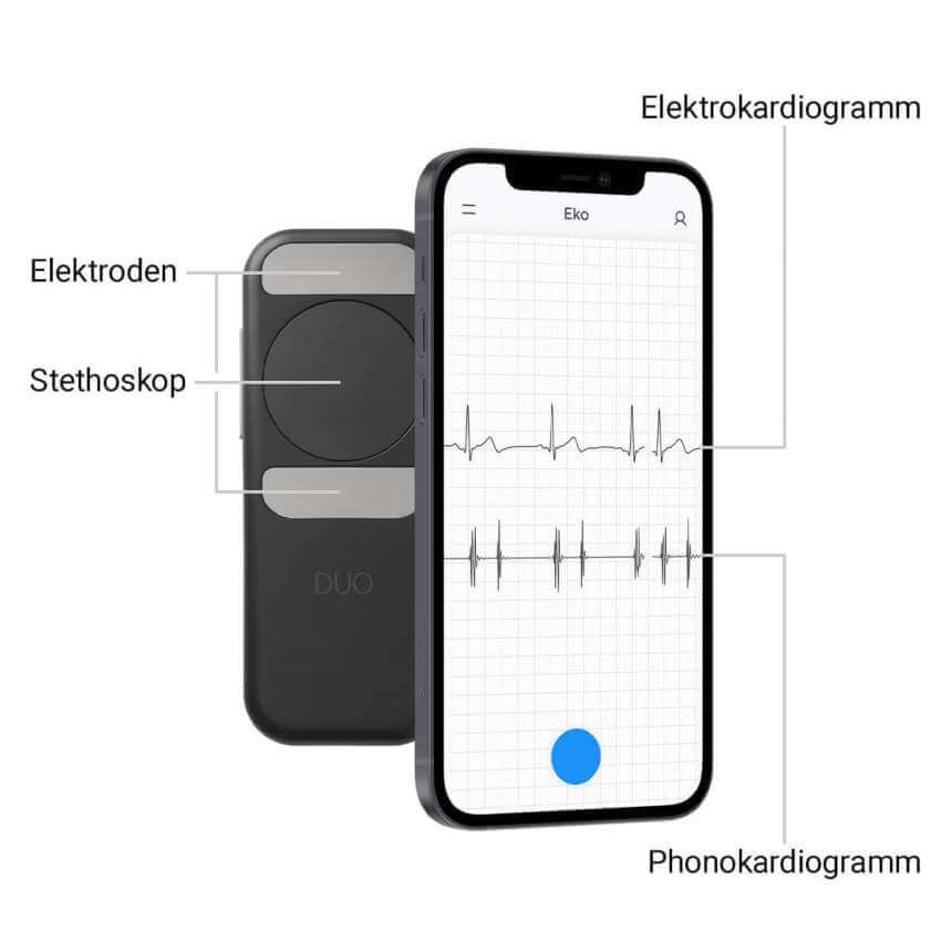 Eko DUO (2nd Gen) ECG + digital stethoscope | DocCheck Shop