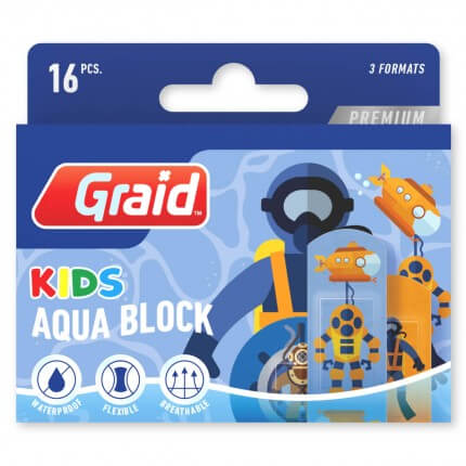 Pansements Aqua Block Kids Premium