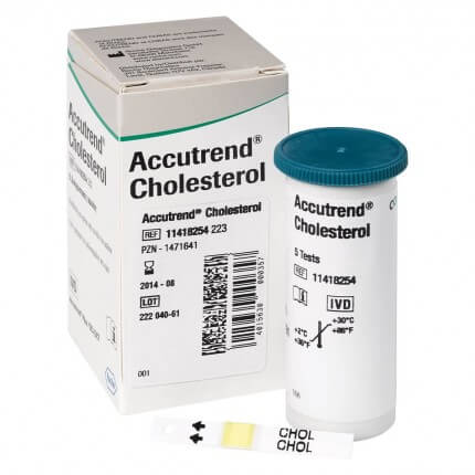 Accutrend Cholesterol Teststreifen