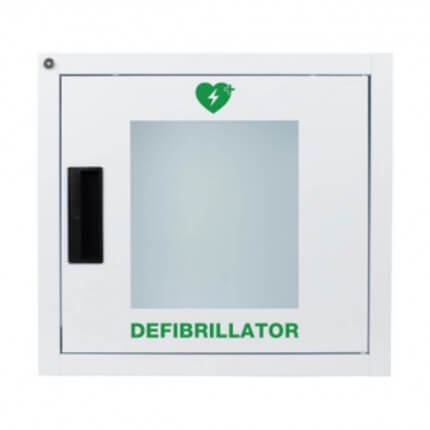 Universal defibrillator wall mount case