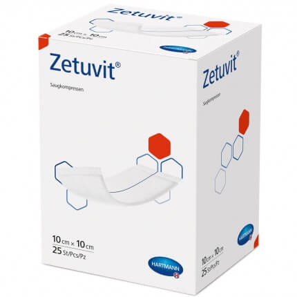 Compresses absorbantes stériles Zetuvit