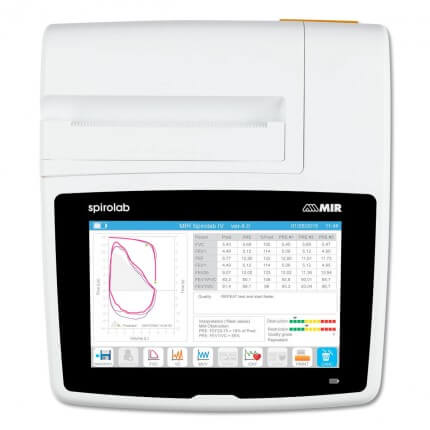 Spirolab Touchscreen Tisch-Spirometer