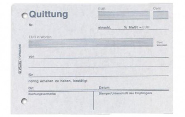 Quittungsblock | Papier & Umschläge | Büroartikel | Bürobedarf