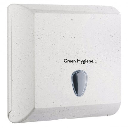 Towel dispenser made from recycled material