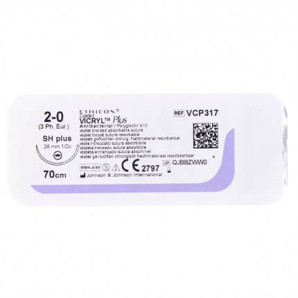 Ethicon Vicryl Plus Polyglactin Suture Material Doccheck Shop