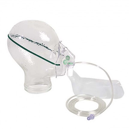 Zuurstof inhalatiemasker met spaarzak