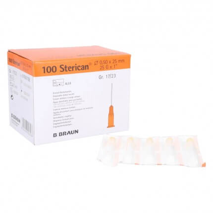 Sterican cannulas for dental anesthesia