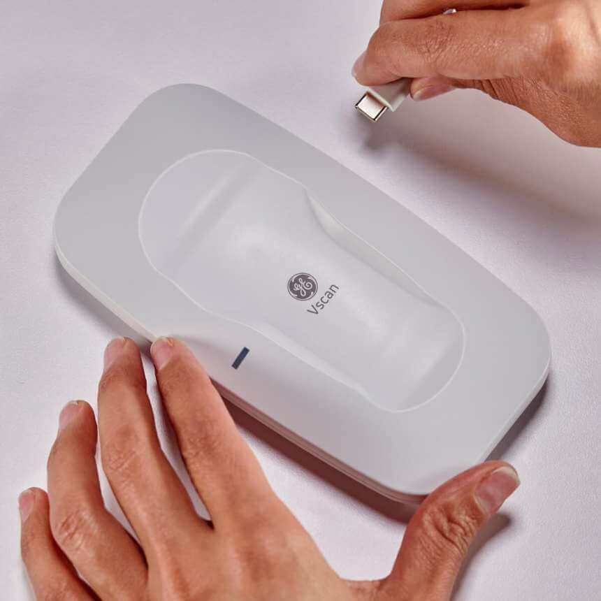 GE Healthcare Vscan Air Charger Ladepad kaufen DocCheck Shop