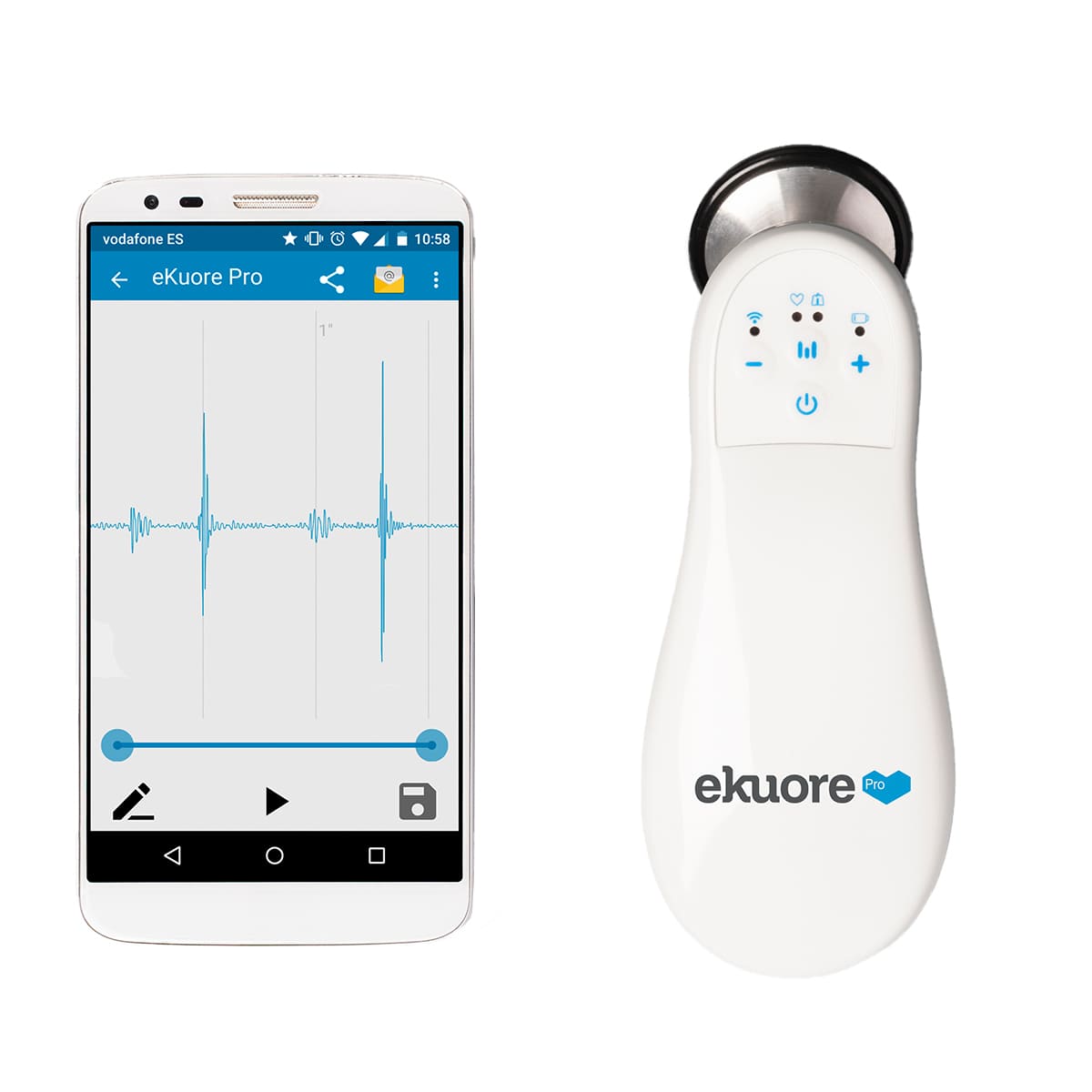 Ekuore Amplified Stethoscope for hearing loss