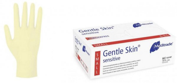 Gentle Skin Sensitiv, Latex, puderfrei, unsteril, Untersuchungshandschuhe Gentle Skin Sensitiv, Latex, puderfrei, unsteril, Untersuchungshandschuhe