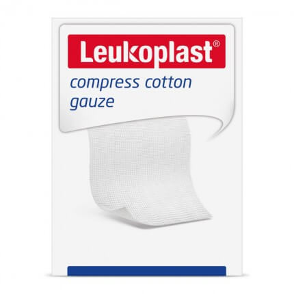 Leukoplast compress cotton gauze Kompressen steril