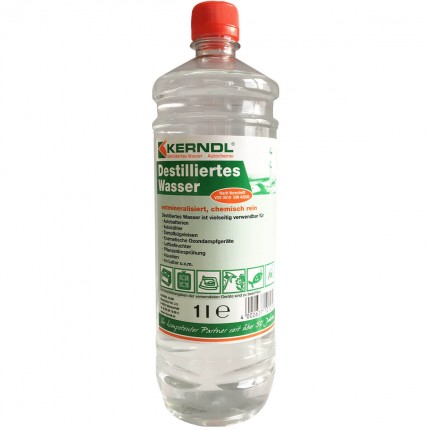 Kerndl eau bi-distillée ultra pure 1L