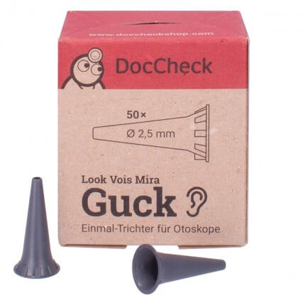 Single-use ear specula “Guck”
