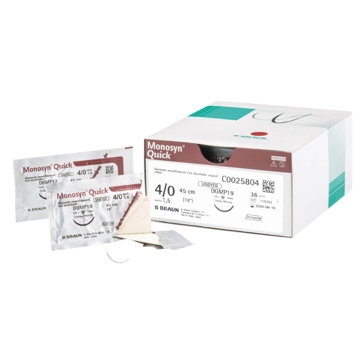 B. Braun Monosyn Quick Nahtmaterial | DocCheck Shop