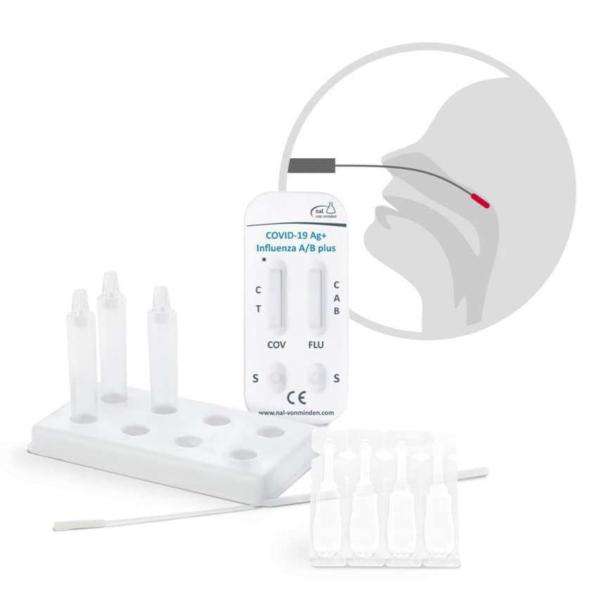 NADAL COVID-19 Ag + Influenza A/B Test Von Nal Von Minden