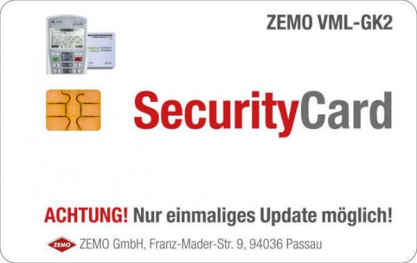 VML-Security Card, Update auf die Firmware 3.1.0 VML-Security Card, Update auf die Firmware 3.1.0