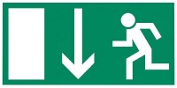 DocCheck Waarschuwingsbord Nooduitgang DocCheck Waarschuwingsbord Nooduitgang