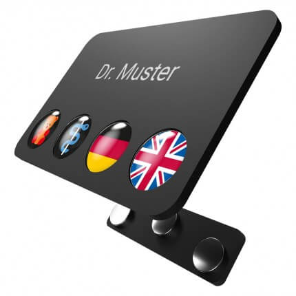 Badge porte-nom magnétique « DocTag »