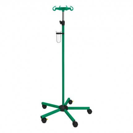Farbiger Infusionsständer