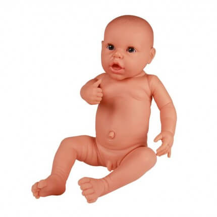 Newborn doll for diaper training