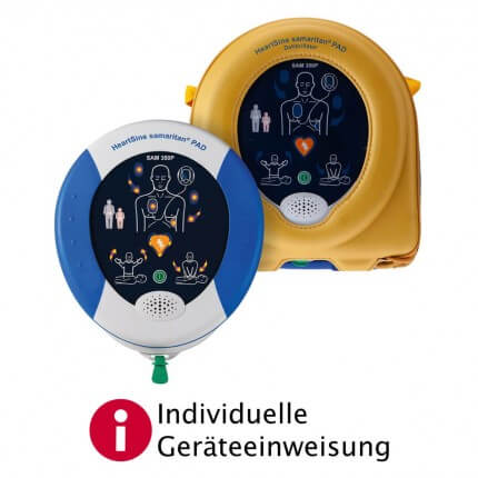 Geräteeinweisung für HeartSine AED