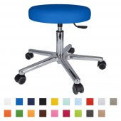 Sanarest Swivel roll stool with aluminum base