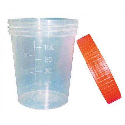 Urine-Cup with screw top