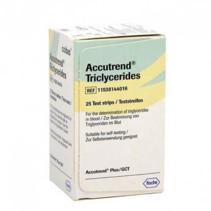 Bandelettes de test Accutrend Triglycerides