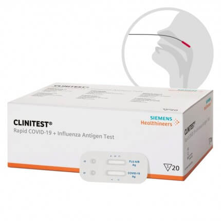 Clinitest Rapid COVID-19 + Influenza Antigen Test