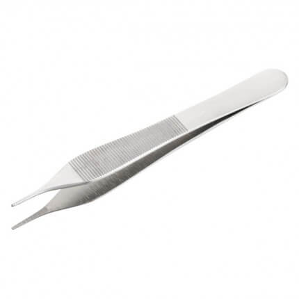 Anatomical Micro-Adson tweezers with wide grips