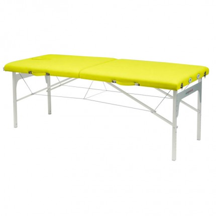 Höhenverstellbare Koffermassagebank aus Aluminium