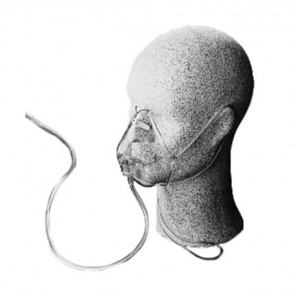 Zuurstofmasker voor volwassenen met 213 cm slang