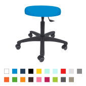 Sanarest Swivel roll stool with plastic base