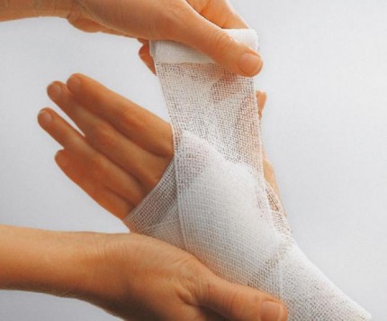 Mollelast fixation bandage