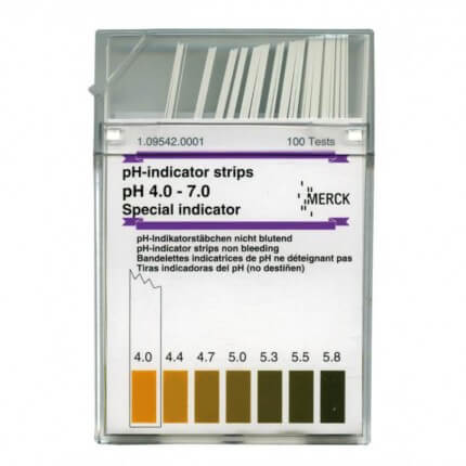 pH-indicatorstaafjes