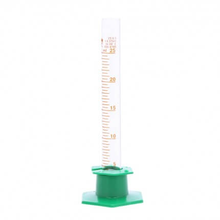 Glass measuring cylinder