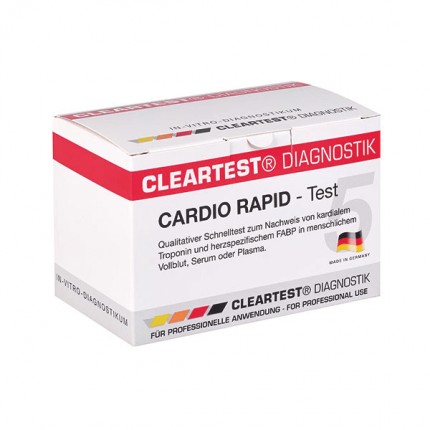 Cleartest Cardio Rapid Testkit Bluttests Tests Labor Doccheck Shop Dein Medizinbedarf Online