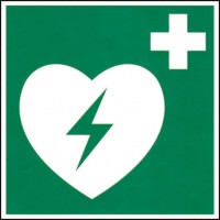 OTTO Office Hinweis-Schild Defibrillator / AED OTTO Office Hinweis-Schild Defibrillator / AED